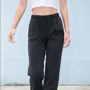 Black Rosa Sweatpants from brandy melville!!